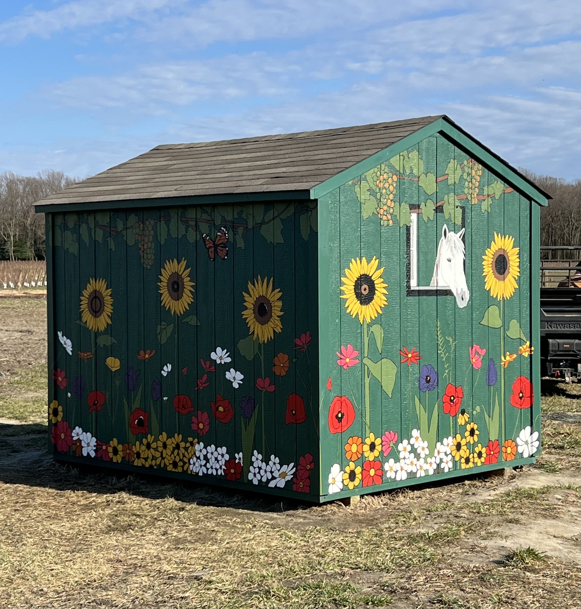 Saddle Hill Winery Mural - Full View